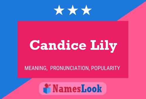 Candice Lily பெயர் போஸ்டர்