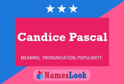 Candice Pascal பெயர் போஸ்டர்