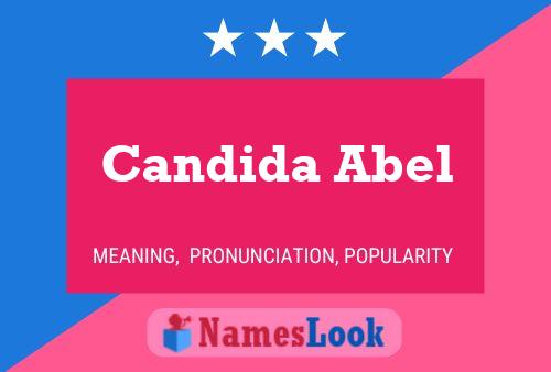 Candida Abel பெயர் போஸ்டர்