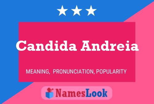 Candida Andreia பெயர் போஸ்டர்