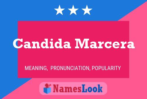 Candida Marcera பெயர் போஸ்டர்