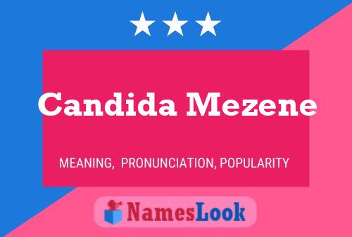 Candida Mezene பெயர் போஸ்டர்