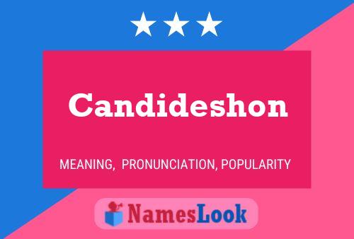 Candideshon பெயர் போஸ்டர்