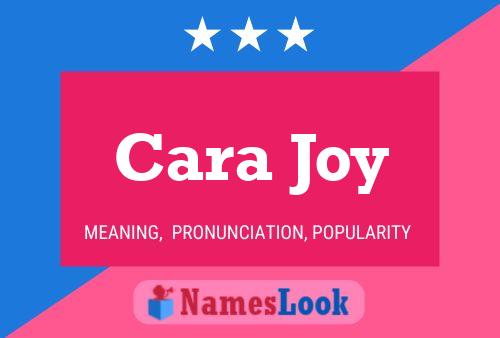 Cara Joy பெயர் போஸ்டர்