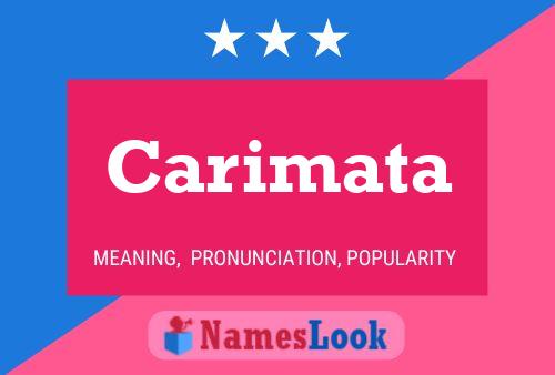 Carimata பெயர் போஸ்டர்