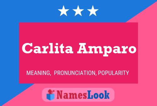 Carlita Amparo பெயர் போஸ்டர்