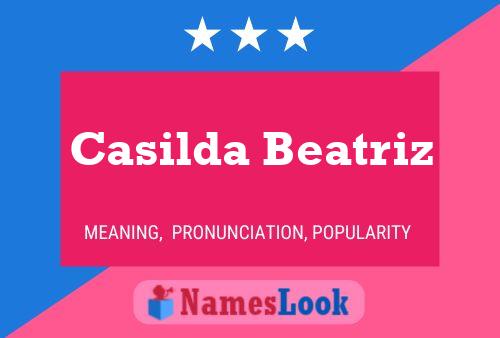 Casilda Beatriz பெயர் போஸ்டர்