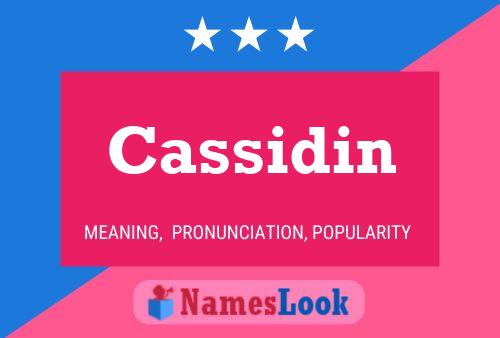 Cassidin பெயர் போஸ்டர்