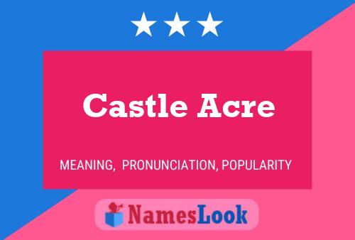 Castle Acre பெயர் போஸ்டர்