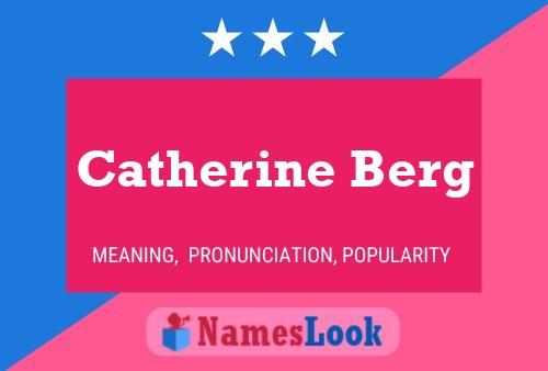 Catherine Berg பெயர் போஸ்டர்