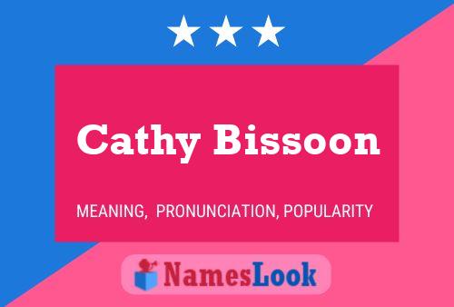 Cathy Bissoon பெயர் போஸ்டர்