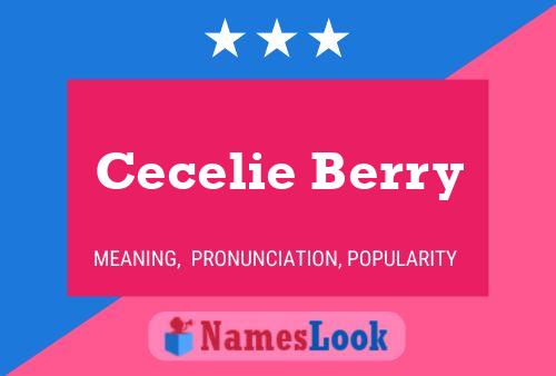 Cecelie Berry பெயர் போஸ்டர்