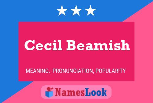 Cecil Beamish பெயர் போஸ்டர்