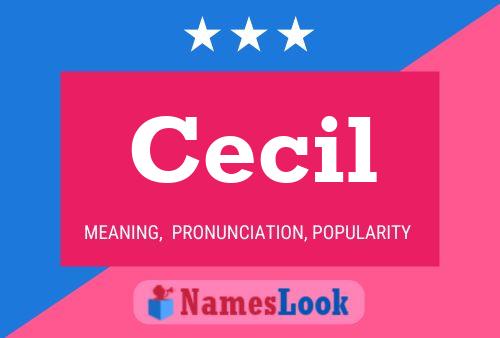 Cecil பெயர் போஸ்டர்