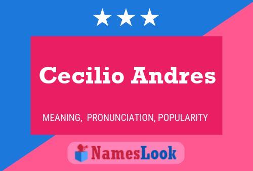 Cecilio Andres பெயர் போஸ்டர்