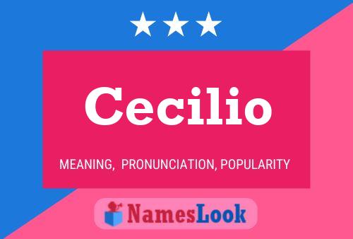 Cecilio பெயர் போஸ்டர்