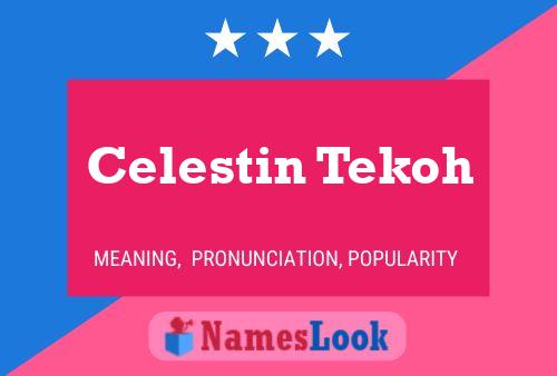 Celestin Tekoh பெயர் போஸ்டர்