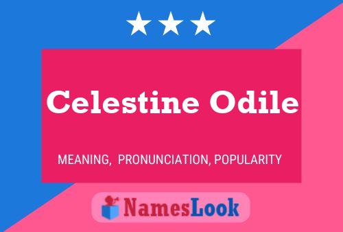 Celestine Odile பெயர் போஸ்டர்