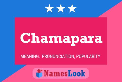 Chamapara பெயர் போஸ்டர்