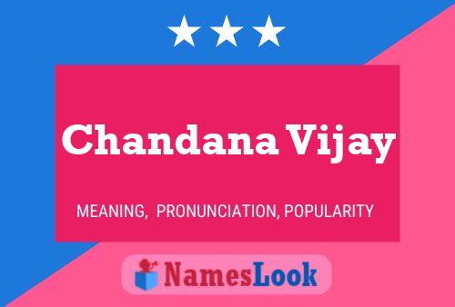 Chandana Vijay பெயர் போஸ்டர்