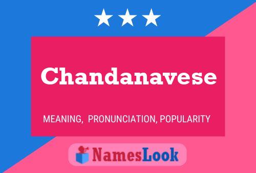 Chandanavese பெயர் போஸ்டர்