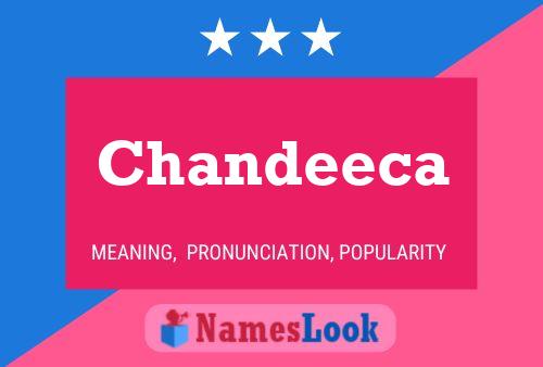 Chandeeca பெயர் போஸ்டர்