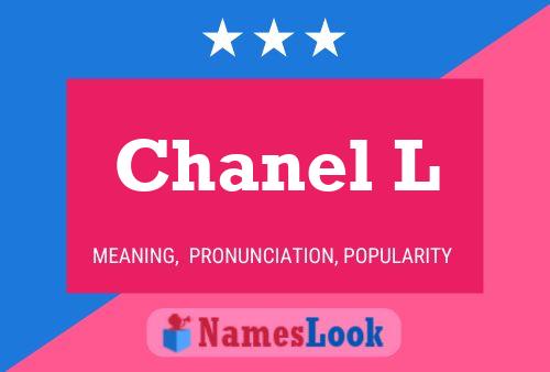 Chanel L பெயர் போஸ்டர்