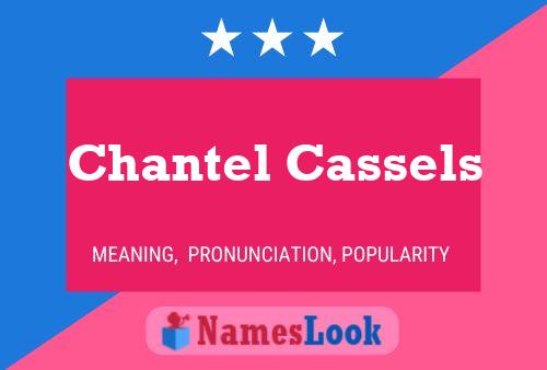 Chantel Cassels பெயர் போஸ்டர்