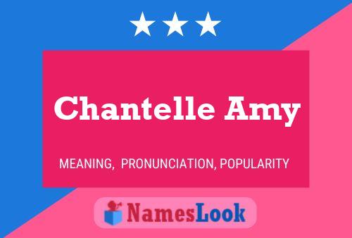 Chantelle Amy பெயர் போஸ்டர்