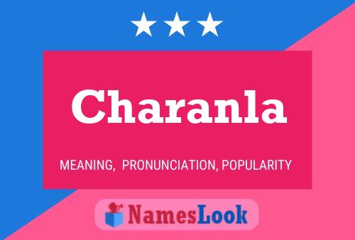 Charanla பெயர் போஸ்டர்