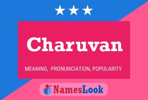 Charuvan பெயர் போஸ்டர்