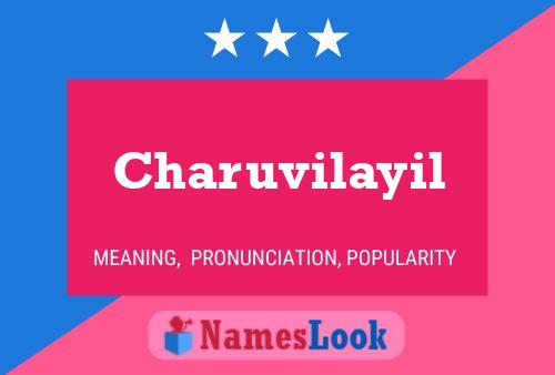 Charuvilayil பெயர் போஸ்டர்