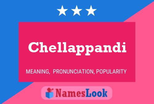 Chellappandi பெயர் போஸ்டர்