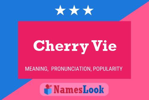 Cherry Vie பெயர் போஸ்டர்