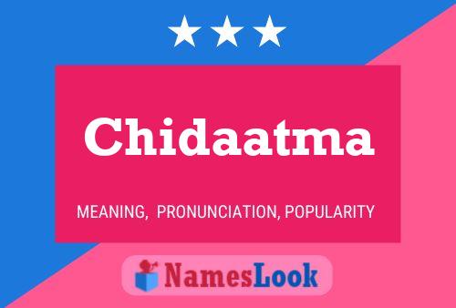 Chidaatma பெயர் போஸ்டர்