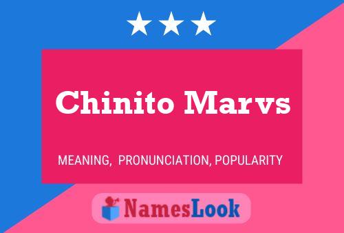 Chinito Marvs பெயர் போஸ்டர்