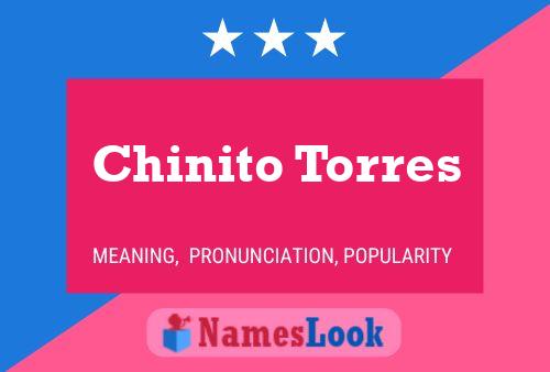 Chinito Torres பெயர் போஸ்டர்