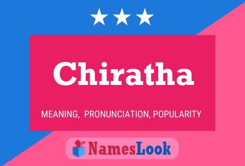 Chiratha பெயர் போஸ்டர்