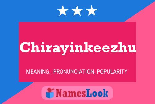 Chirayinkeezhu பெயர் போஸ்டர்