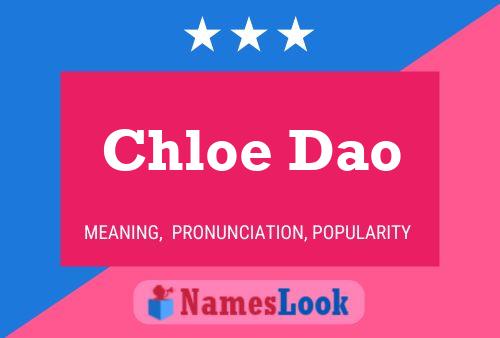 Chloe Dao பெயர் போஸ்டர்