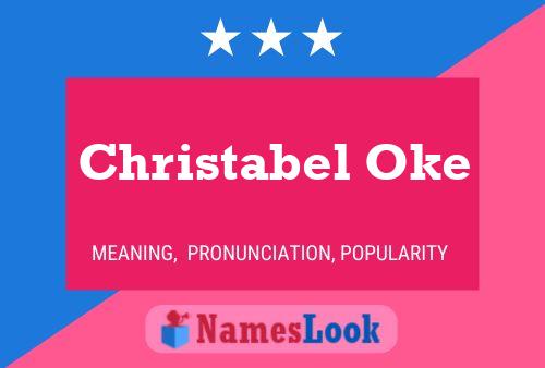 Christabel Oke பெயர் போஸ்டர்