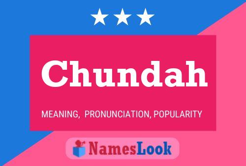 Chundah பெயர் போஸ்டர்