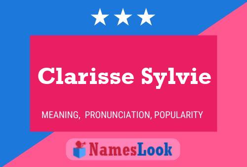 Clarisse Sylvie பெயர் போஸ்டர்