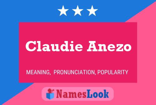 Claudie Anezo பெயர் போஸ்டர்