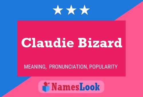 Claudie Bizard பெயர் போஸ்டர்