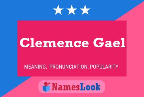 Clemence Gael பெயர் போஸ்டர்