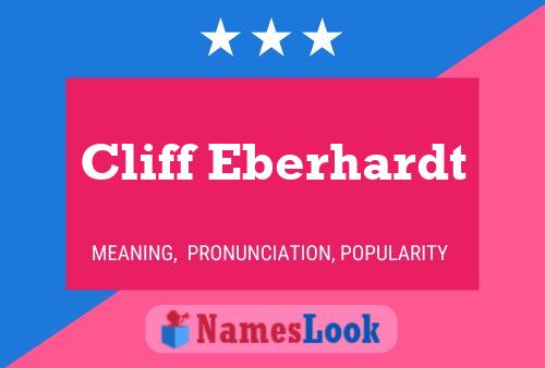 Cliff Eberhardt பெயர் போஸ்டர்