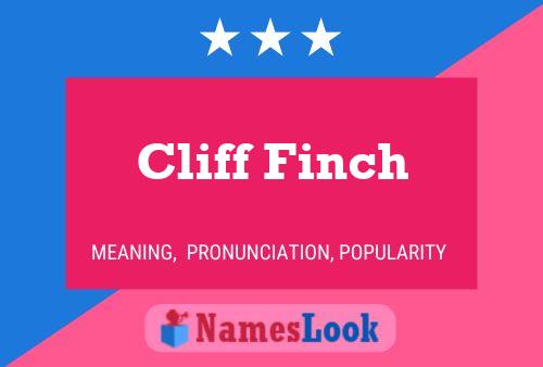 Cliff Finch பெயர் போஸ்டர்