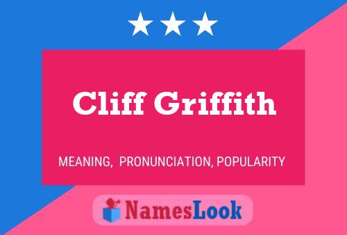 Cliff Griffith பெயர் போஸ்டர்