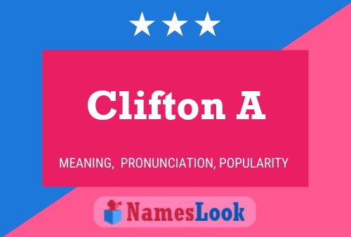 Clifton A பெயர் போஸ்டர்